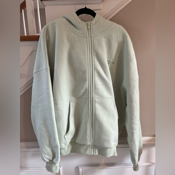 Comfort Mint Green Zip-Up Hoodie - Picture 5 of 14